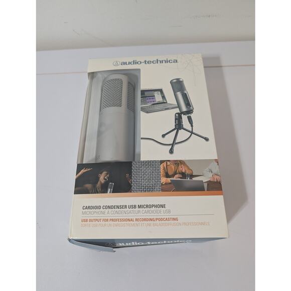 Audio-Technica ATR2500-USB Cardioid Condenser USB Microphone NEW UNOPENED - Picture 1 of 4